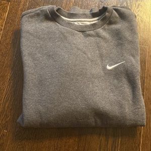 Dark grey Nike crew neck sweatshirt